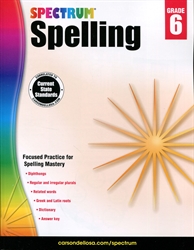 Spectrum Spelling Grade 6