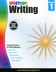 Spectrum Writing Grade 1