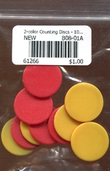2-color Counting Discs - 10-Piece Learning Set