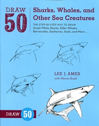 Draw 50 Sharks, Whales, and Other Sea Creatures