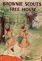 Brownie Scouts and Their Tree House