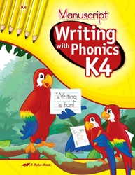 Writing With Phonics K4 - Manuscript
