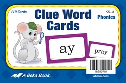 Clue Word Cards