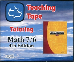 Teaching Tape Tutoring Math 7/6