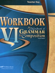 Workbook VI - Teacher Key