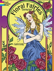 Floral Fairies - Coloring Book