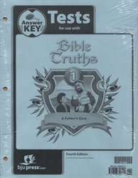Bible Truths 1 - Test Answer Key (old)