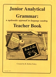 Junior Analytical Grammar - Teacher Book