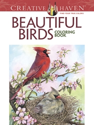 Creative Haven Beautiful Birds - Coloring Book
