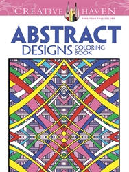 Creative Haven Abstract Designs - Coloring Book