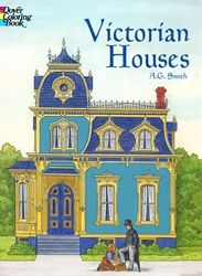 Victorian Houses - Coloring Book