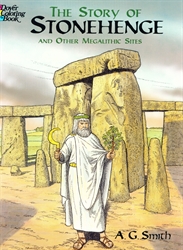 Story of Stonehenge and Other Megalithic Sites - Coloring Book