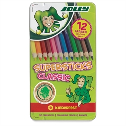 Kinderfest Triangle Colored Pencils - 12 Colors