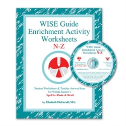 WISE Guide Enrichment Activity Worksheets N-Z