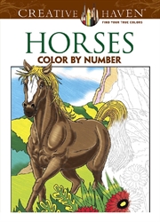 Creative Haven Horses - Color by Number