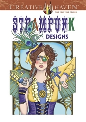Creative Haven Steampunk Designs - Coloring Book