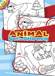 Animal Spot-the-Difference - Activity Book