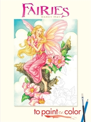 Fairies to Paint or Color - Coloring Book