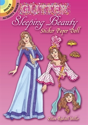 Glitter Sleeping Beauty Sticker Paper Doll - Activity Book
