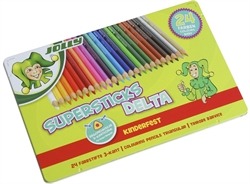Kinderfest Triangle Colored Pencils - 24 Colors