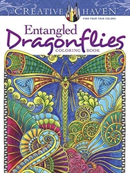 Creative Haven Entangled Dragonflies - Coloring Book