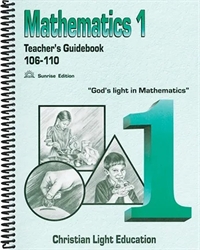 Christian Light Math - 106-110 Teacher Guide