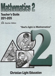 Christian Light Math - 201-205 Teacher's Guide (with answers)