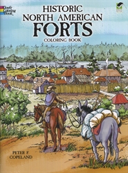 Historic North American Forts - Coloring Book
