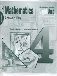 Christian Light Math - LightUnit 401-405 Answer Key