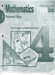 Christian Light Math - LightUnit 406-410 Answer Key