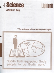 Christian Light Science - LightUnit 709-710 Answer Key