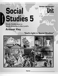 Christian Light Social Studies -  LightUnit 501-505 Answer Key
