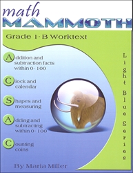 Math Mammoth 1B - Student Worktext (b&w)