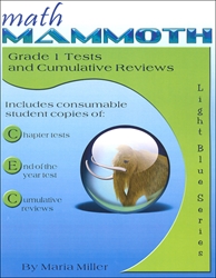 Math Mammoth 1 - Tests & Review (b&w)