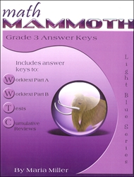Math Mammoth 3 - Answer Keys (b&w) old