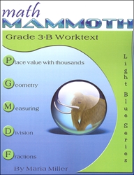 Math Mammoth 3B - Student Worktext (color)