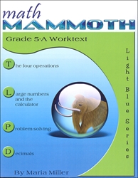 Math Mammoth 5A - Student Worktext (color)