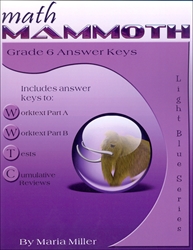 Math Mammoth 6 - Answer Keys (b&w)