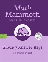 Math Mammoth 7 - Answer Keys (color)