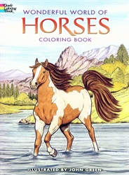 Wonderful World of Horses - Coloring Book