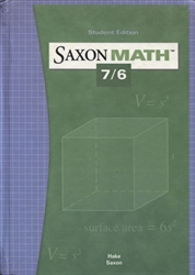 Saxon Math 7/6 - Student Textbook