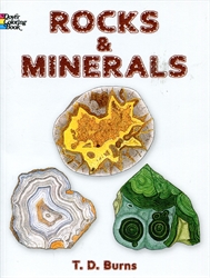 Rocks and Minerals - Coloring Book
