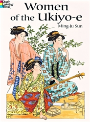 Women in Japanese Art - Coloring Book