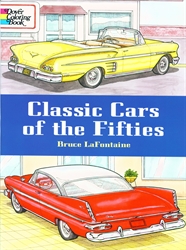 Classic Cars of the Fifties - Coloring Book