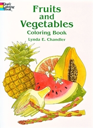 Fruits and Vegetables - Coloring Book