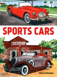 Sports Cars - Coloring Book