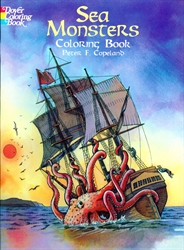 Sea Monsters - Coloring Book