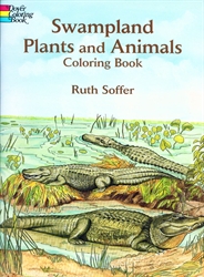 Swampland Plants and Animals - Coloring Book