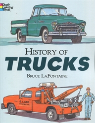 History of Trucks - Coloring Book