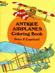 Antique Airplanes - Coloring Book